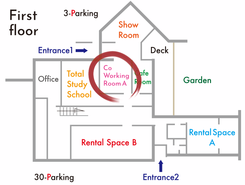コワーキングスペースA